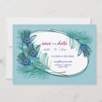 Pauwveer Save the Date Aankondiging