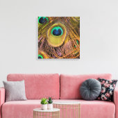 Pauwveerogen Canvasprint Canvas Afdruk (Insitu (Woonkamer))
