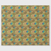 Pauwveren Cadeaupapier (Vlak)