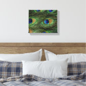 Pauwveren Canvas Afdruk (Insitu (Slaapkamer))