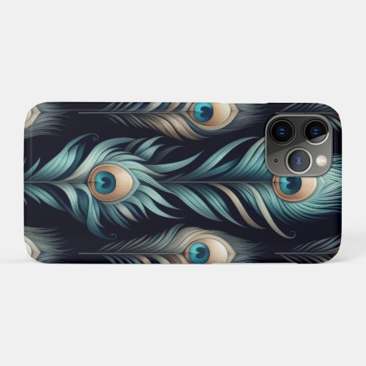 Pauwveren Case-Mate iPhone Case (Achterkant (horizontaal))