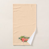 Pauwveren en Rozen Bad Handdoek (Handdoek)