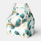 Pauwveren Feestbehandeling Doos Bedankdoosjes (Achterkant)