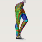 Pauwveren Glas Kunst 1 Leggings (Rechts)
