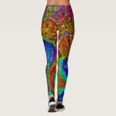 Pauwveren Glas Kunst 1 Leggings (Achterkant)