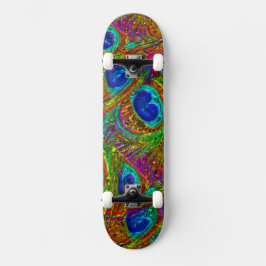 Pauwveren Glas Kunst 1 Skateboard