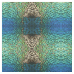 Pauwveren I Kleurrijk Abstract Natuurontwerp Stof