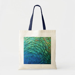 Pauwveren I Kleurrijk Abstract Natuurontwerp Tote Bag