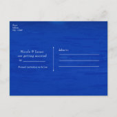 Pauwveren, Metselwerkpot & Lichten Save the Date Aankondigingskaart (Achterkant)