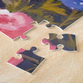 Pauwveren Mooie Bloemendier Legpuzzel (Zijkant)