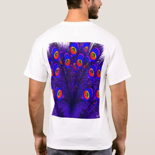 Pauwveren T-shirt (Achterkant)