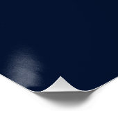 Pauwveren Teal Pauw Perfect Poster (Hoek)