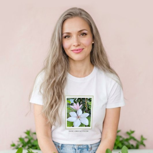 Pauze Adem Bloei Bloem T-Shirt