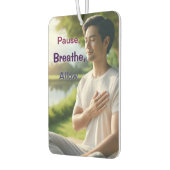 Pauze, adem, laat de autoverfrisser toe luchtverfrisser (Links)