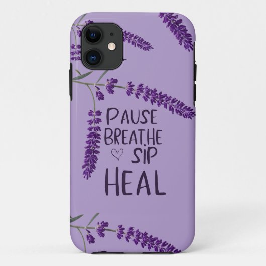 🌿 PAUZE. ADEM. SIP. GENEZEN. DESIGN Case-Mate iPhone CASE (Achterkant)