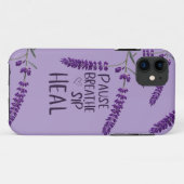🌿 PAUZE. ADEM. SIP. GENEZEN. DESIGN Case-Mate iPhone CASE (Achterkant (horizontaal))