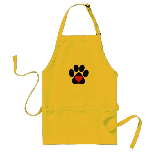 Pauze afdrukken standaard schort (Voorkant)