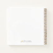 "Pauze bericht ademen" Zonnebloem Journal Notitieboek (Achterkant)