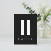 Pauze Briefkaart (Staand voorkant)