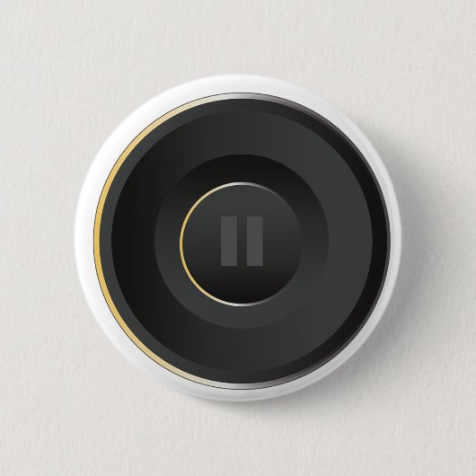 Pauze Button & Pin: Gezellig (Voorkant)