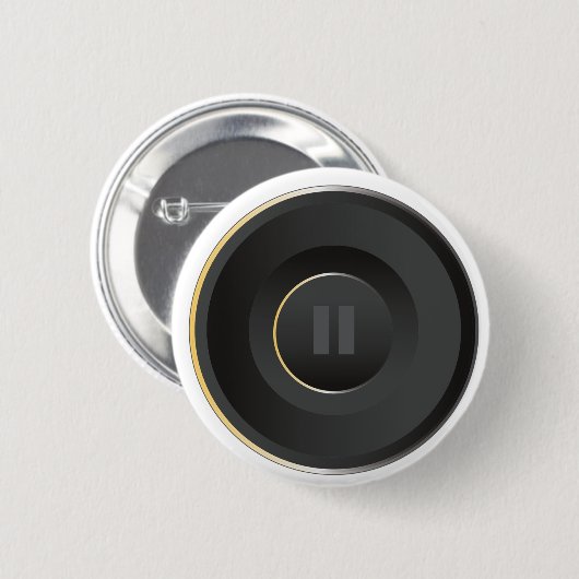 Pauze Button & Pin: Gezellig (Voorkant /achterkant)