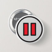 Pauze Button & Pin: Wanderlust (Voorkant /achterkant)