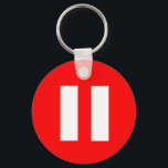 Pauze Button Sleutelhanger<br><div class="desc">Knop Pauze</div>