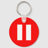 Pauze Button Sleutelhanger (Voorkant)