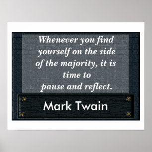 Pauze en reflecteren - poster quote