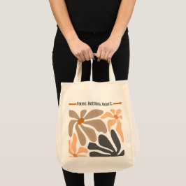 Pauze. Heroverweeg. Reageer. Tote Bag