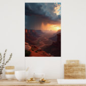 Pauze in de storm poster (Keuken)