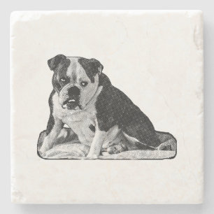 Pauze, kleine vonk stenen onderzetter