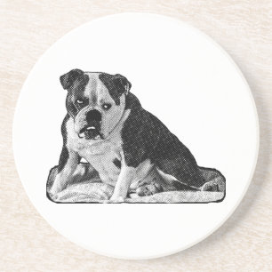 Pauze, kleine vonk zandsteen onderzetter