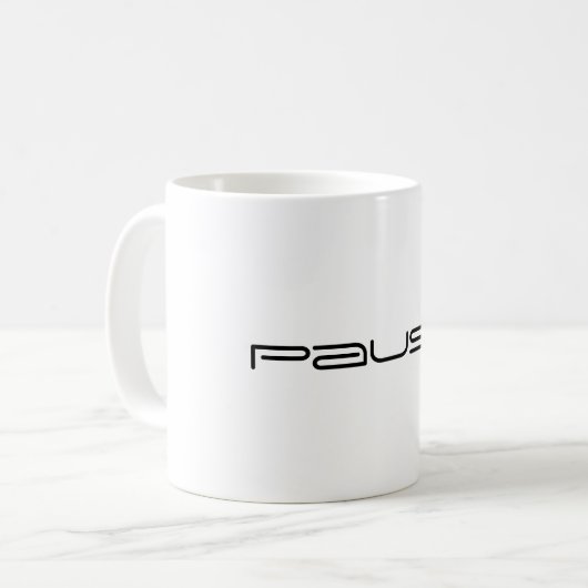 Pauze Koffiemok (Voorkant links)