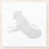 Pauze naast een blik glazen onderzetter (Achterkant)