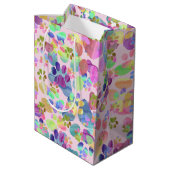 Pauze op roze medium cadeauzakje (Achterkant Gekanteld)