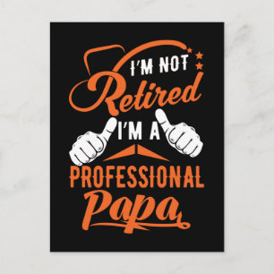 Pauze Pap Funny Professional Papa Briefkaart