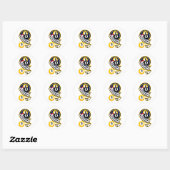 pauze! ronde sticker (Vel)