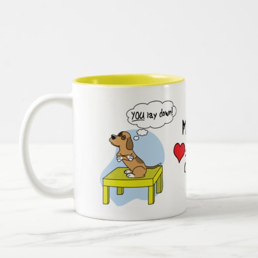 Pauze tabelbehendigheid Humor Mok (Links)