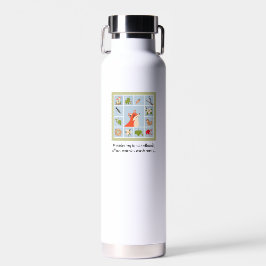 Pauze Tegels Wandelroute door het bos 650ml waterf Waterfles
