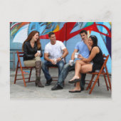 Pauze tijd briefkaart (Voorkant)