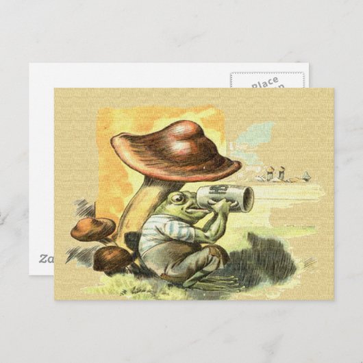 Pauze tijd briefkaart (Voorkant / Achterkant)