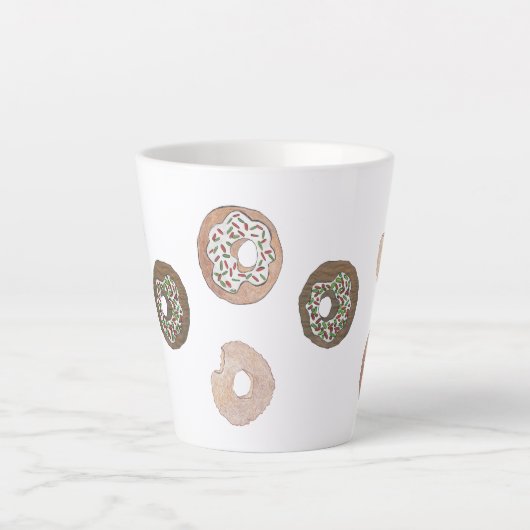 Pauze tijd latte mok (Voorkant)