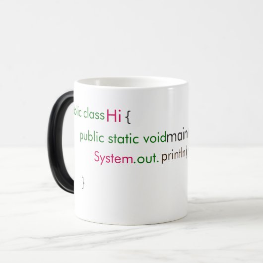 Pauze tijd Mok (Voorkant links)