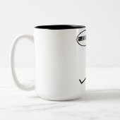 Pauze tijd Stick Man Koffie Mok (Links)