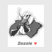 Pauze tijd - tweede contact vinyl Sticker (Vel)