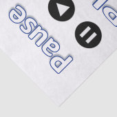 Pauze voor afspelen van tissuepapier (Detail)