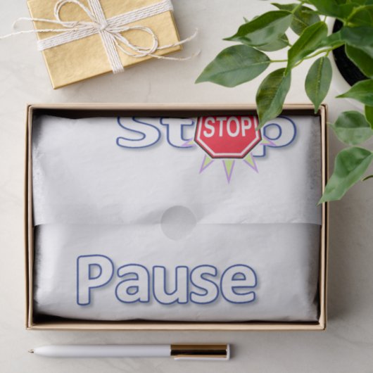 Pauze voor afspelen van tissuepapier (Geschenk)