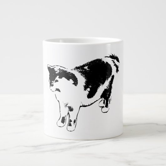 Pauze voor de Pounce Grote Koffiekop (Voorkant)