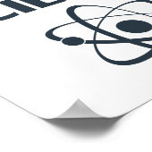 Pauze voor een moment van wetenschap poster (Hoek)